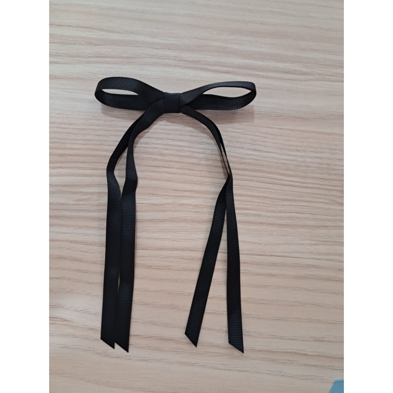 Lazo clip pico pato grosgrain largas