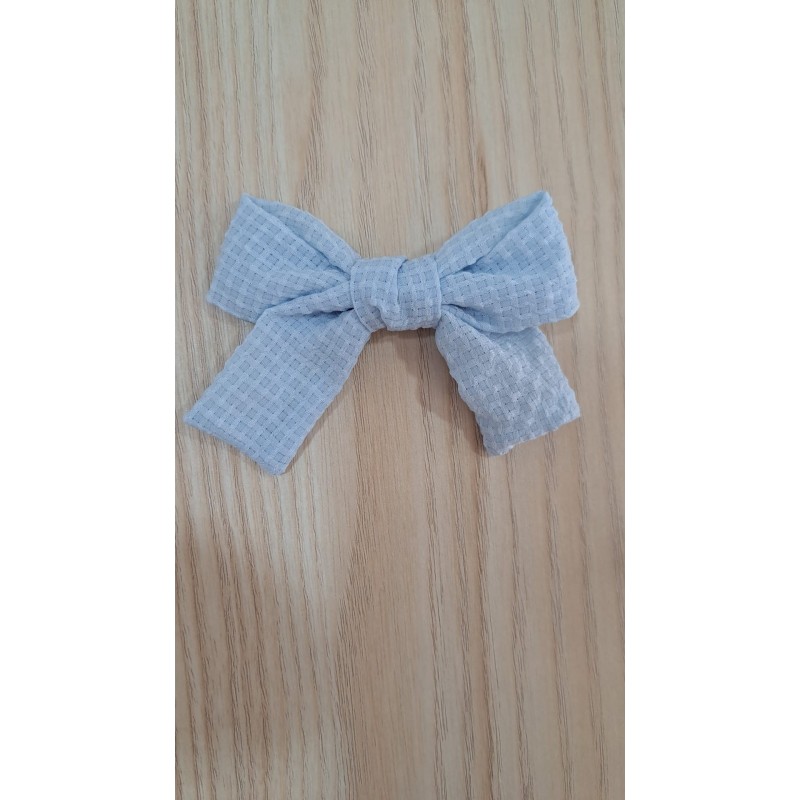 Lazo fluido tela Javea con clip pico-pato