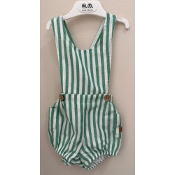 Peto de rayas blancas y verde