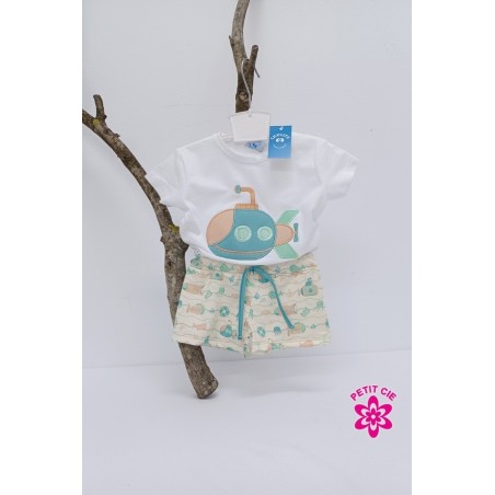 Conjunto baño niño submarino