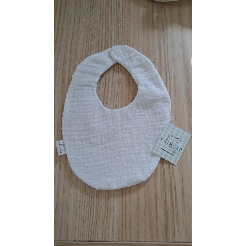 Babero bambula plumeti bebe primoso
