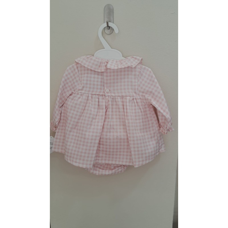 Jesusito bebe m vichy rosa de la marca sardon