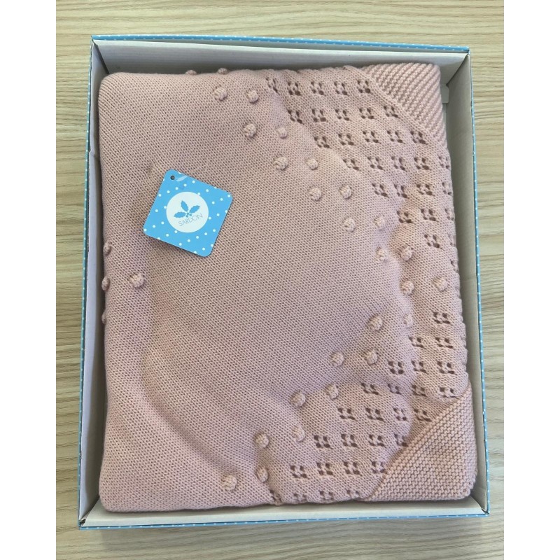 Toquilla punto rosa modelo Rosalia