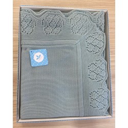 Toquilla punto verde modelo Tamara