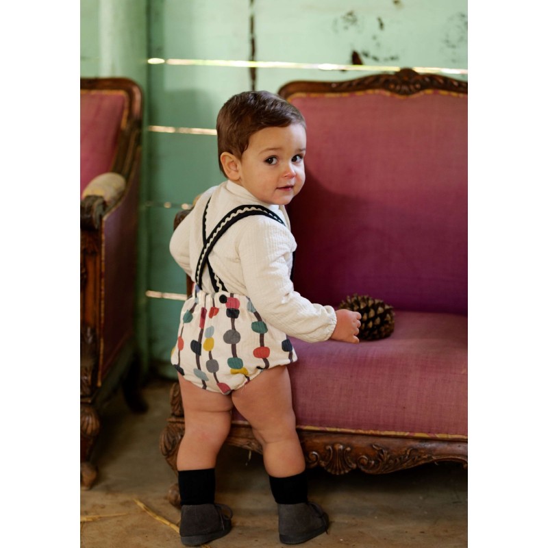 Blusa lisa bebe crudo