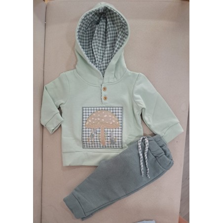 Chandal verde vichy seta