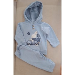 Chandal celeste conejito trapo