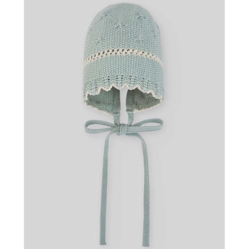 Capota punto verde tiza de la marca española Paz Rodriguez