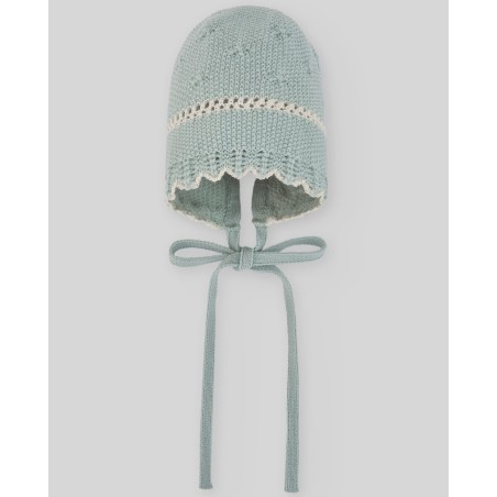 Capota punto verde tiza de la marca española Paz Rodriguez