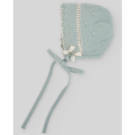 Capota punto verde tiza de la marca española Paz Rodriguez